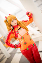 Asuka Test plug cosplay by HeavenAndSky