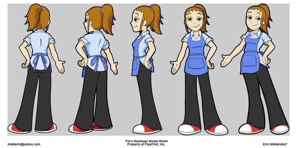 Flo model sheet 2 by AminRoadxAngel on DeviantArt