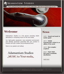 Adamantium Studios web 2.0