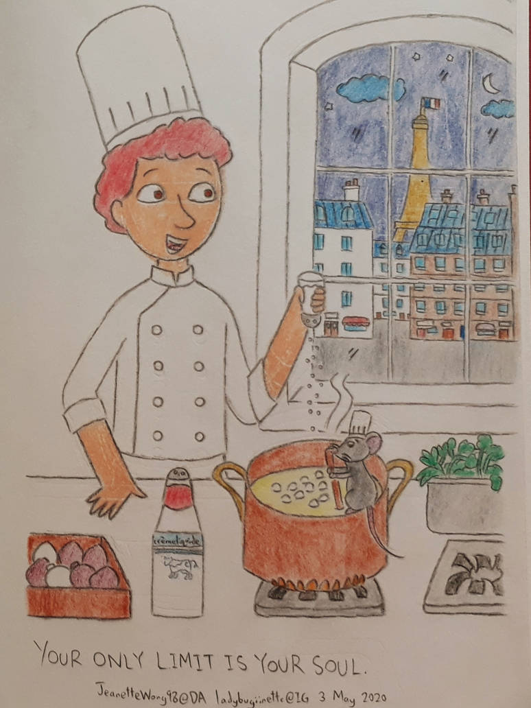 Linguini and Remy prepare soup by JeanetteWong98 on DeviantArt