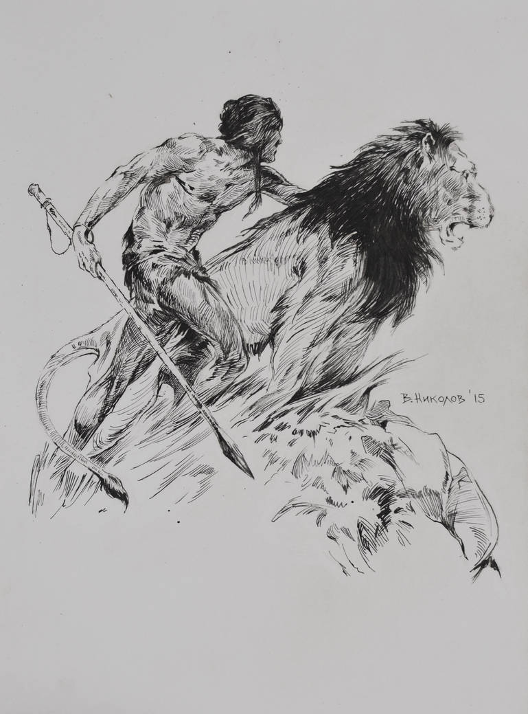 A study after J. Allen St. John's Tarzan by vnnikolov on DeviantArt