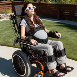 Quadriplegic Bella Swan, Watching Eclipse (AI)