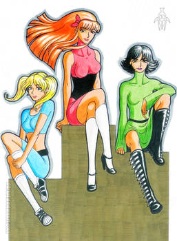 Powerpuff Girls -painted-