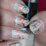 Vintage newspaper nails