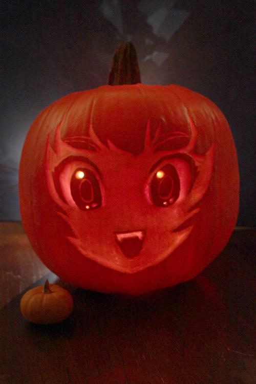 Anime Pumpkin by sererena on DeviantArt