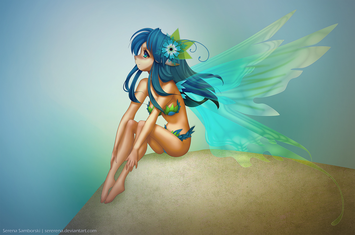 Blue-green Fairy WIP