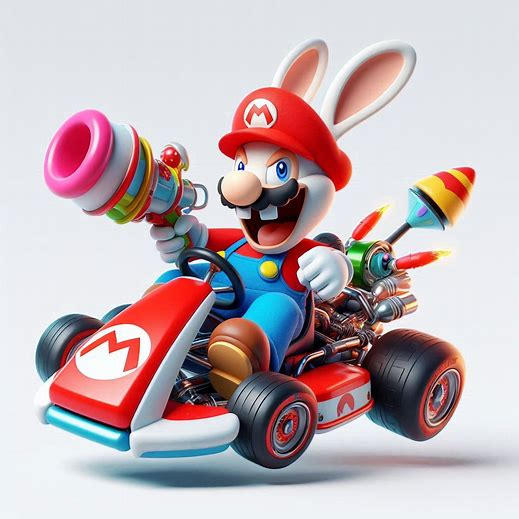 Rabbid Mario by Kluzkk2 on DeviantArt