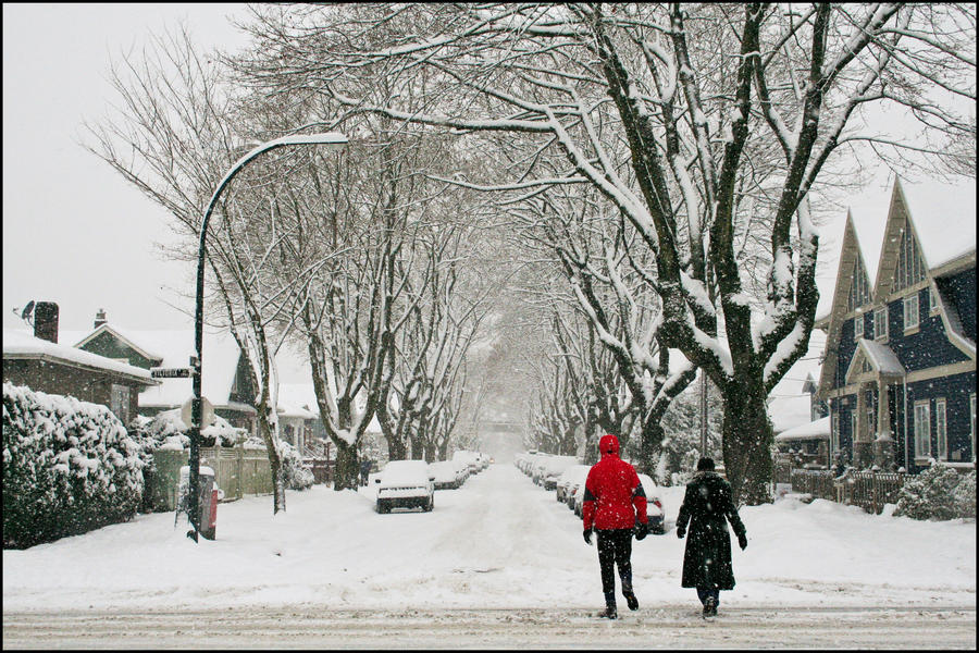 Snow Covered Side Streets