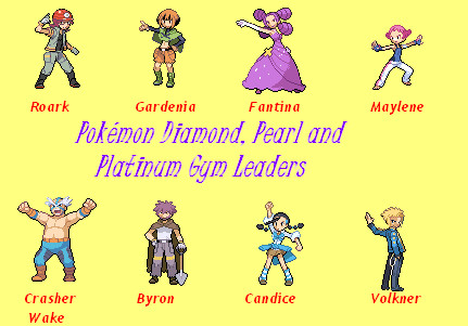 Pokemon Gym Leaders from D.P.P by Nyato-the-Sleek on DeviantArt