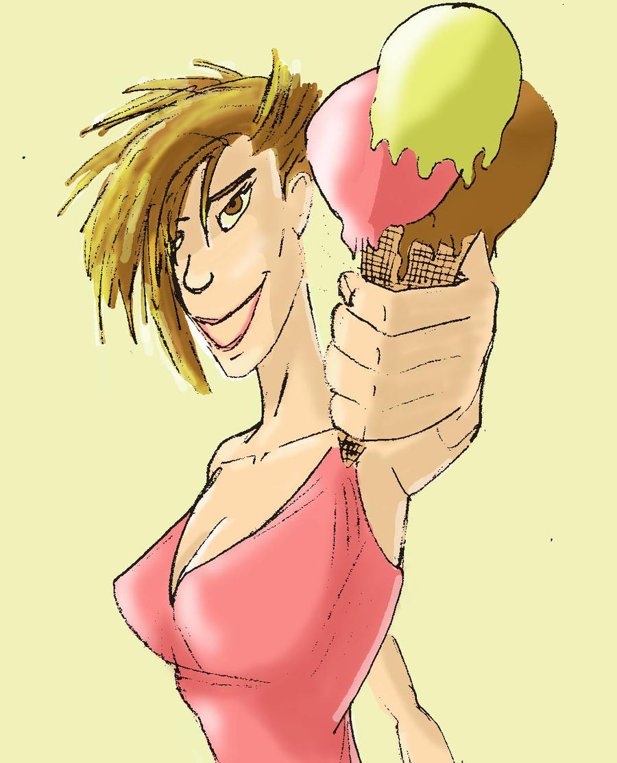 Ice cream girl