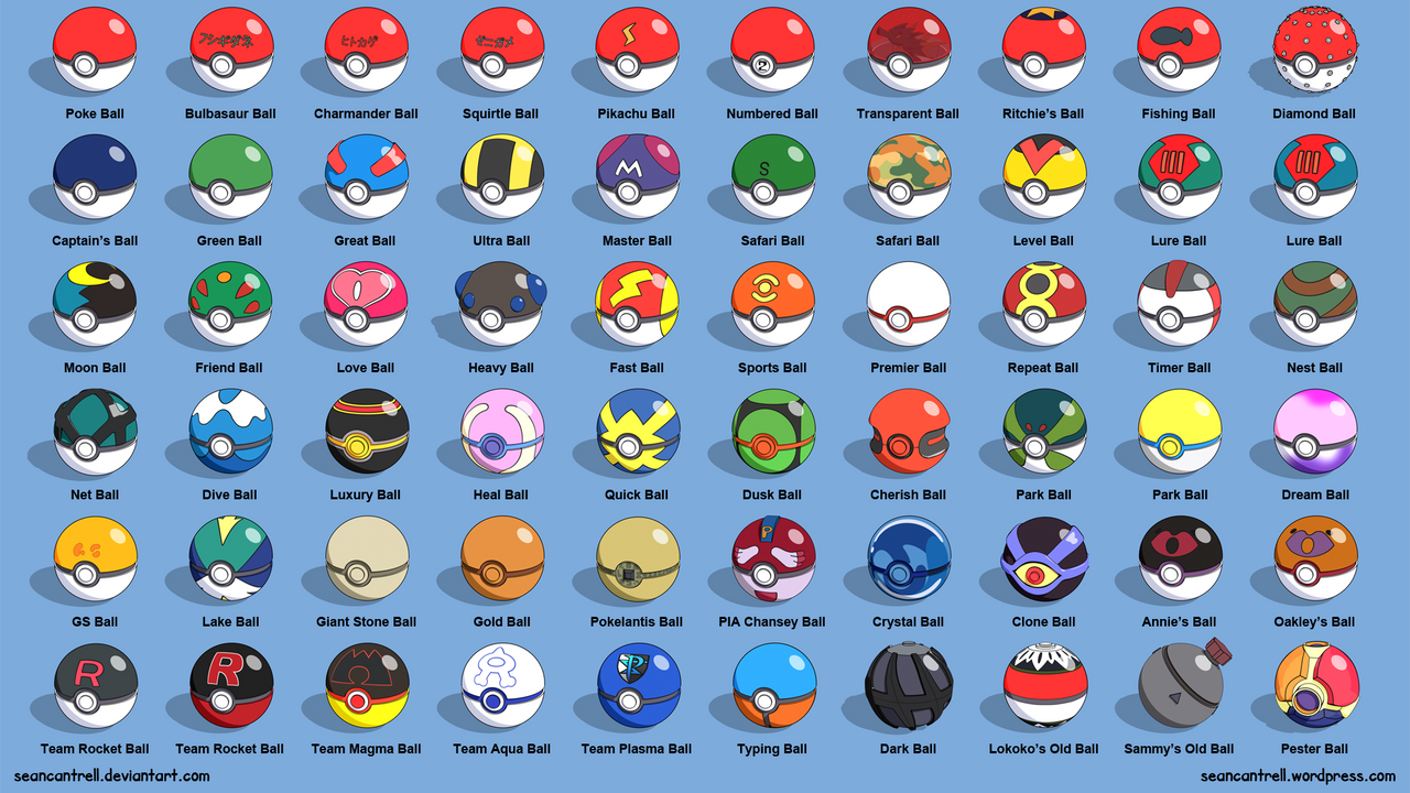 All pokeballs deals