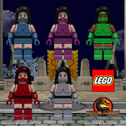 Lego Mortal Kombat Minifigures - Female Ninja