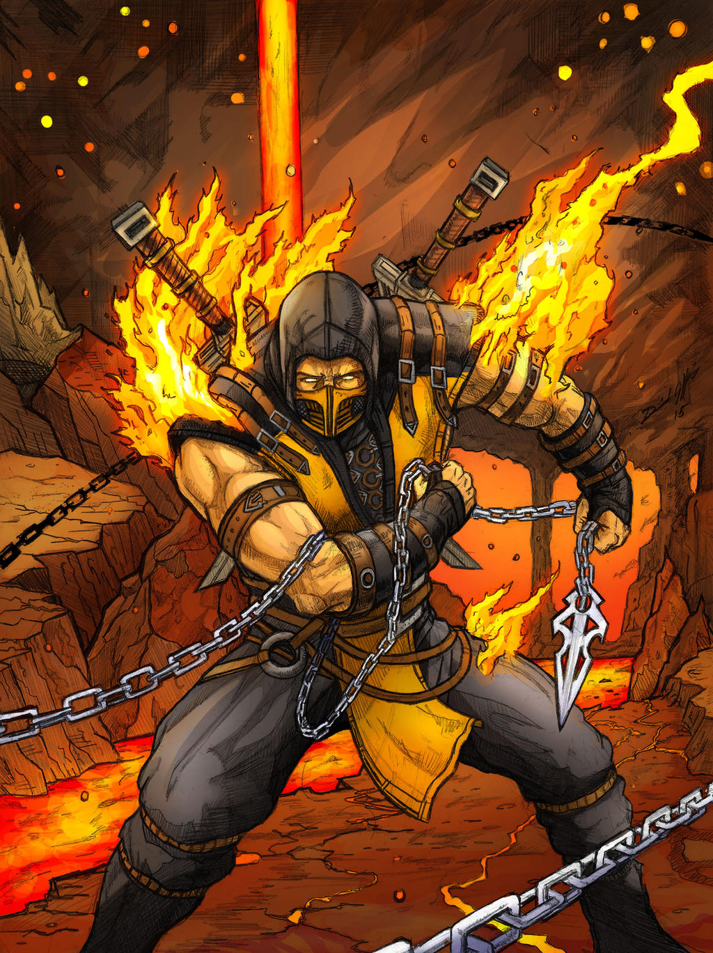 Scorpion Mortal Kombat X By Daniel Jeffries On DeviantArt scorpion-mortal-kombat-x-by-daniel-jeffries-on-deviantart