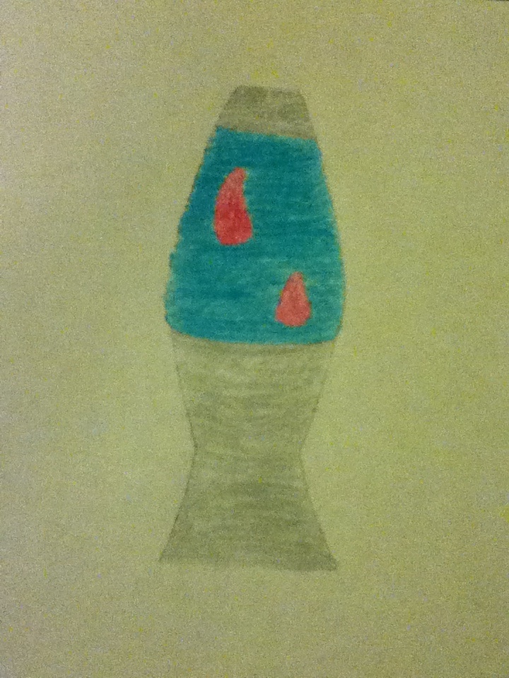 Old lava lamp drawing