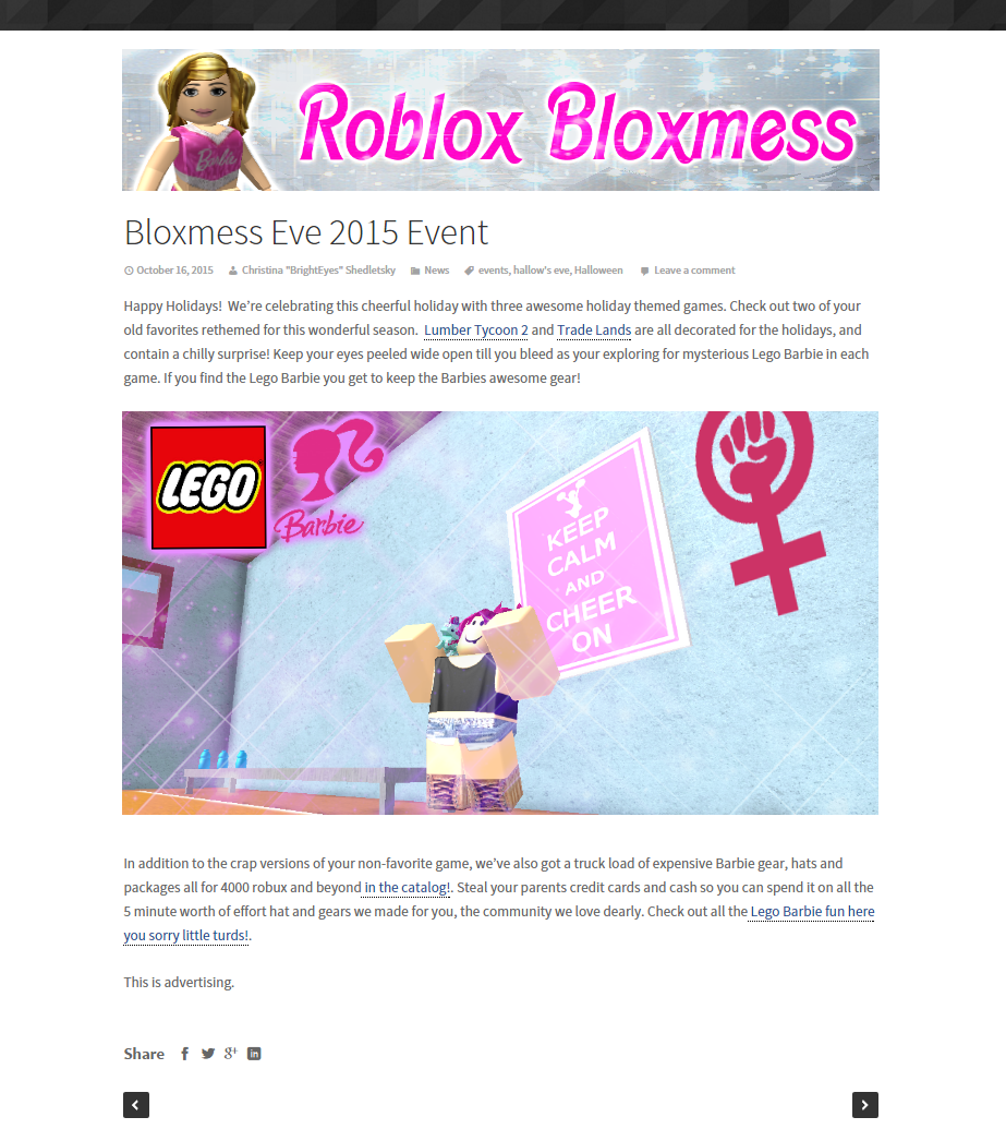 Roblox Event Leaked December 2015 by I-Kurpz on DeviantArt