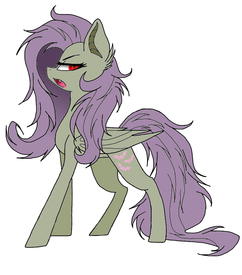 Flutterbat Deviantart Front Flutterbat by superpony25 on DeviantArt