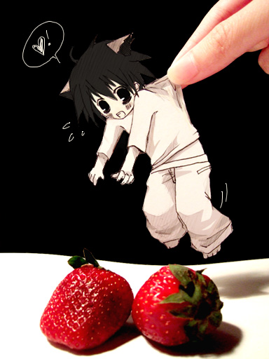 Death Note - L + the evil hand