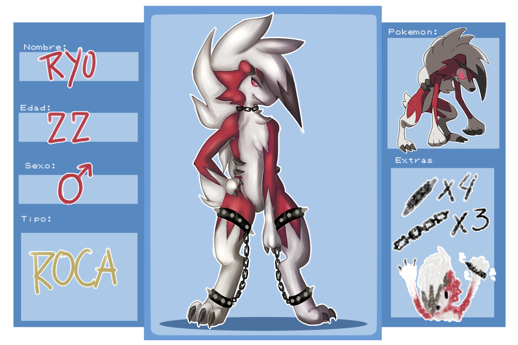 Pokemon Rcyos -Pokeinvasion- Ryo by Lican306 on DeviantArt
