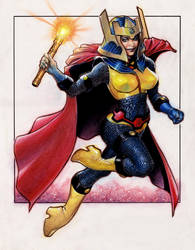 Big Barda by Reverie-drawingly