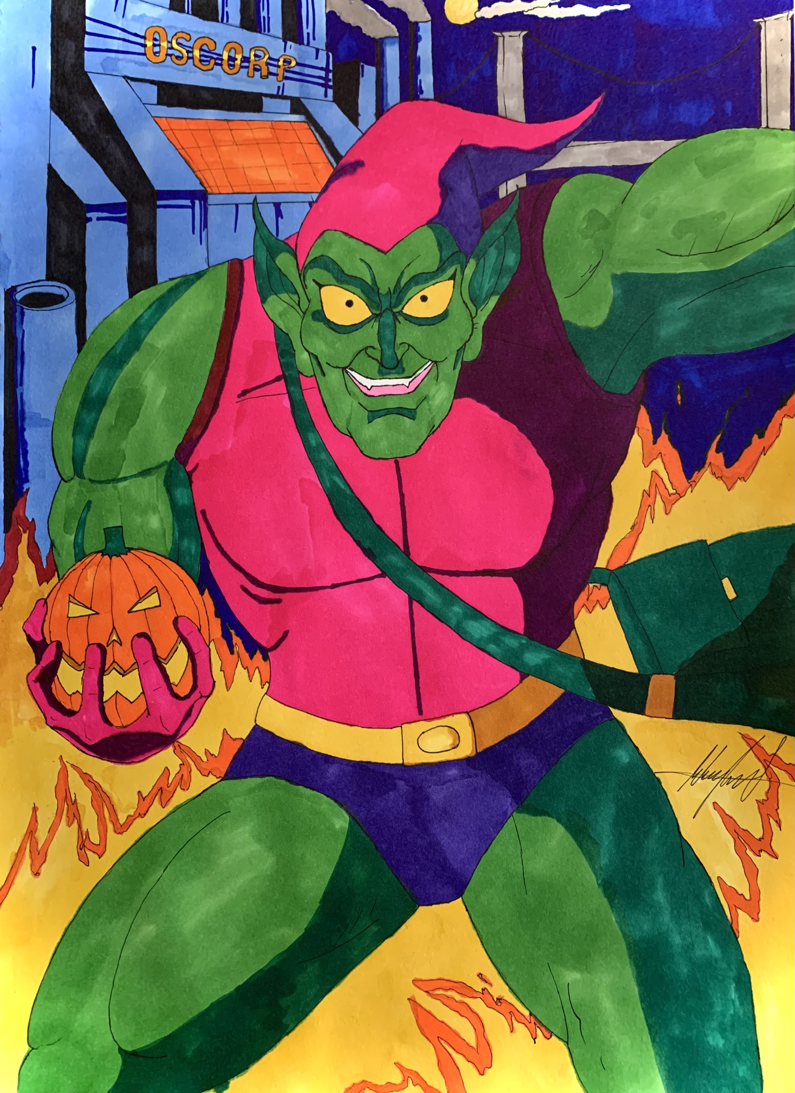 Green Goblin (SM:TAS 1994) Commission by ArtDominus on DeviantArt