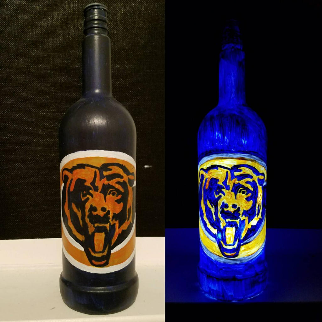 Chicago Bears Bottle Light