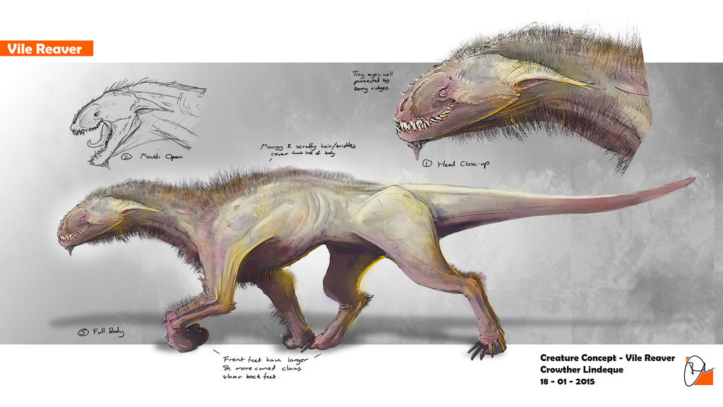 Where Is Vile Reed Creature Concept - Vile Reaver by CrowtherLindeque on DeviantArt
