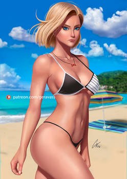Miss Beach Android 18