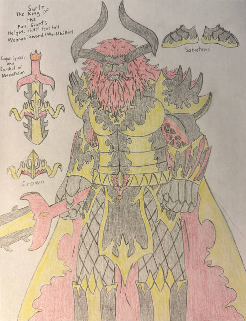 Surtr by ZaneTheDragonhearted on DeviantArt