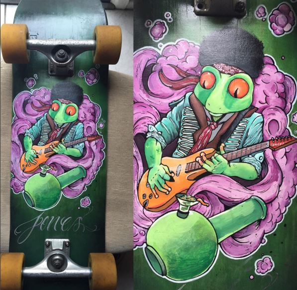 Skateboard commission by Moneybob Skateboard commission by Moneybob
