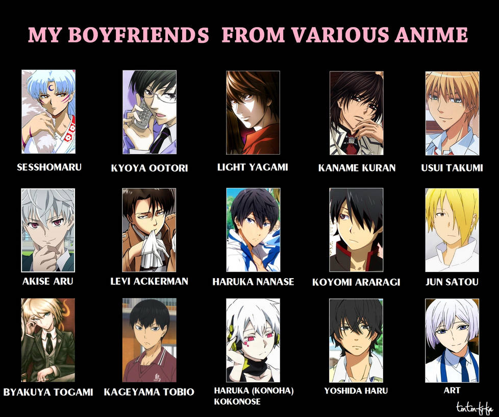 Qual o personagem preferido de vocês? #animeboysenpai #animeboyfriend