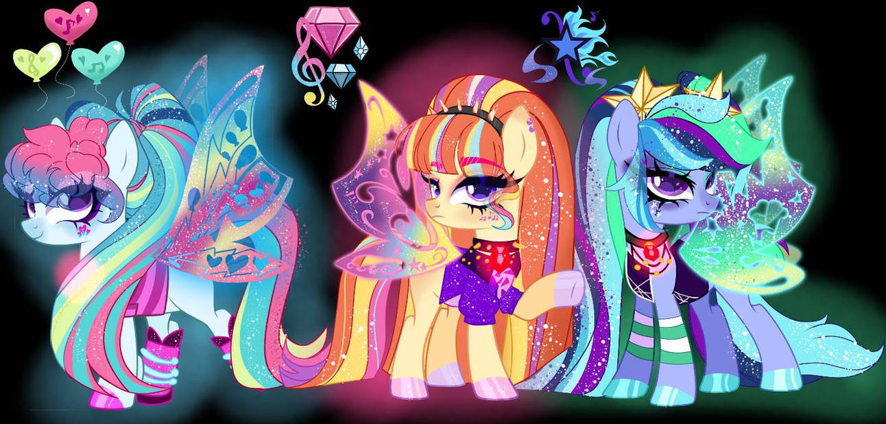Mlp Rara Fusions Dazzlings Fusions MLP adopts (OPEN 01/03) by STRBYS on DeviantArt