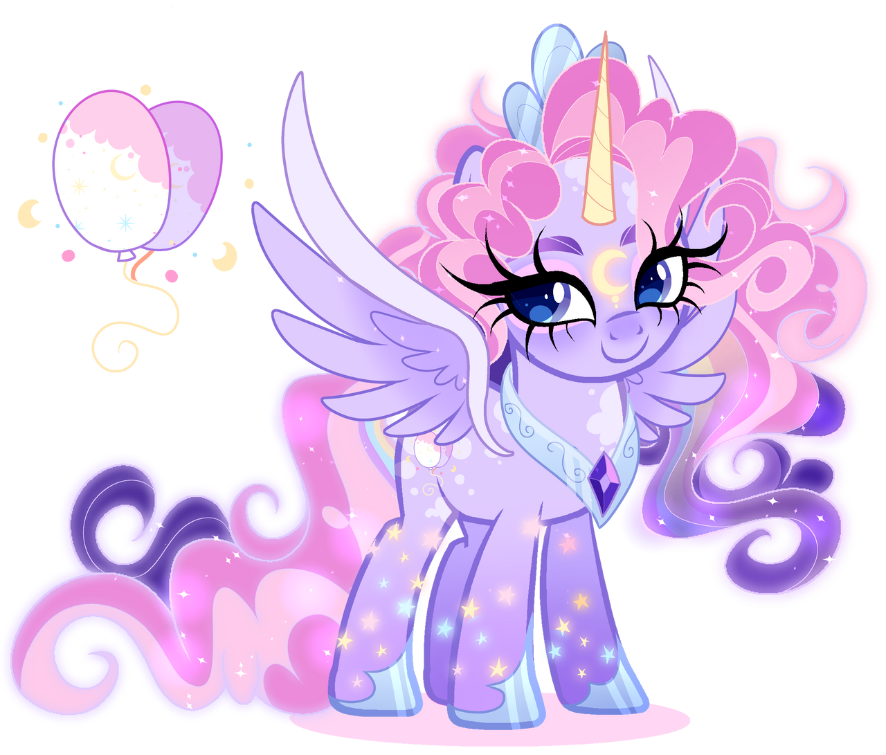 Next Gen OC Adopt | Pinkie Pie X princess Luna