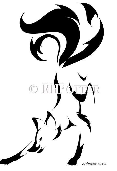 Three-tailed Kitsune