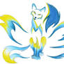 Blueflame Kitsune