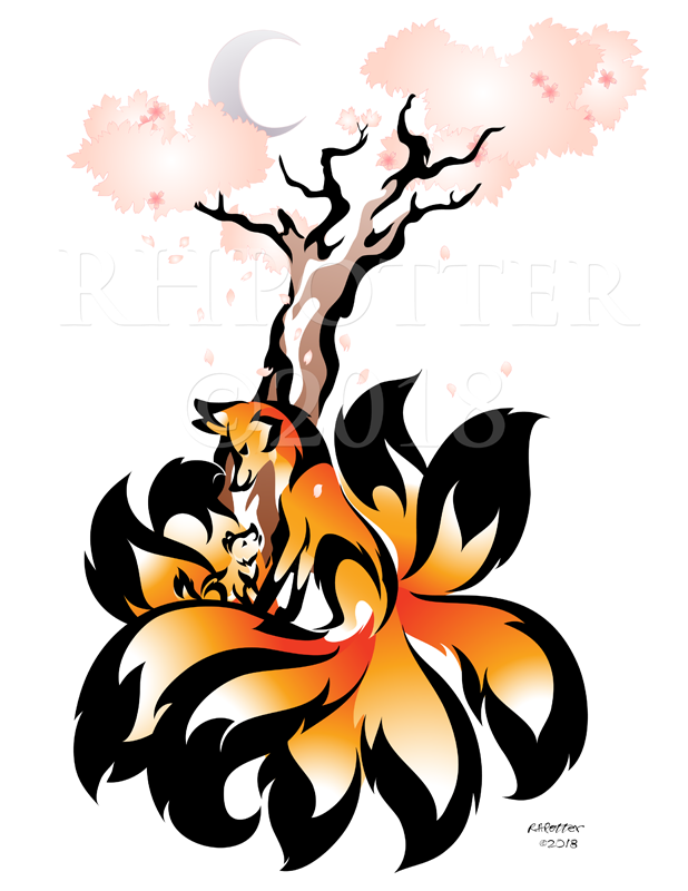 Sakura Moon by RHPotter