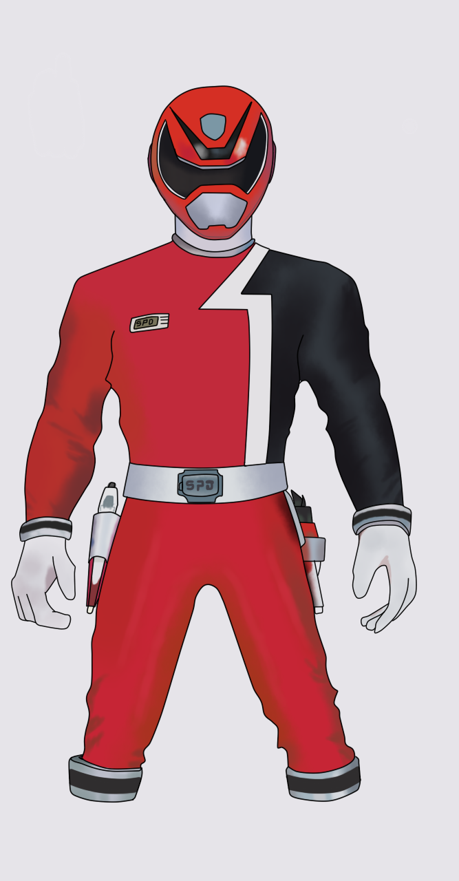S.P.D. - RED RANGER / Dekaranger DekaRed by PizzaBoy04 on DeviantArt