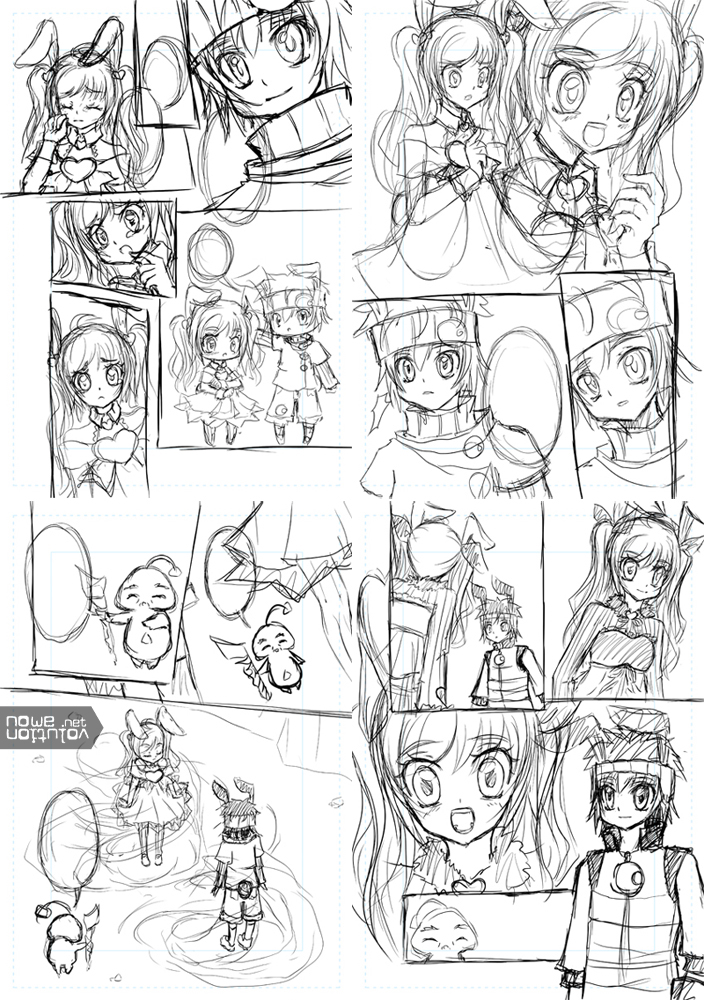 GnK - Pages Sketches Collage 1