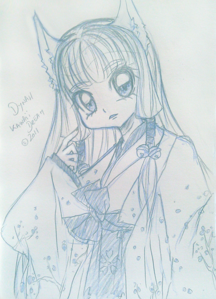 Dynah Blue Sketch