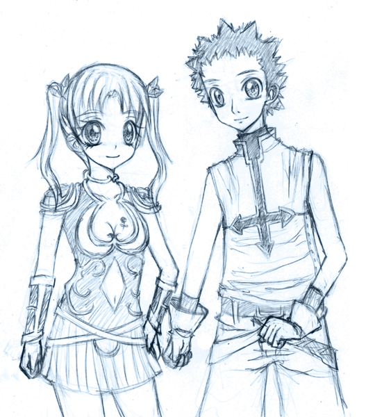 Ataraxia - Kyle and Sue sketch