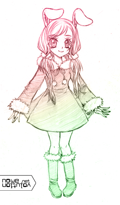 GnK - Christmas Serina sketch