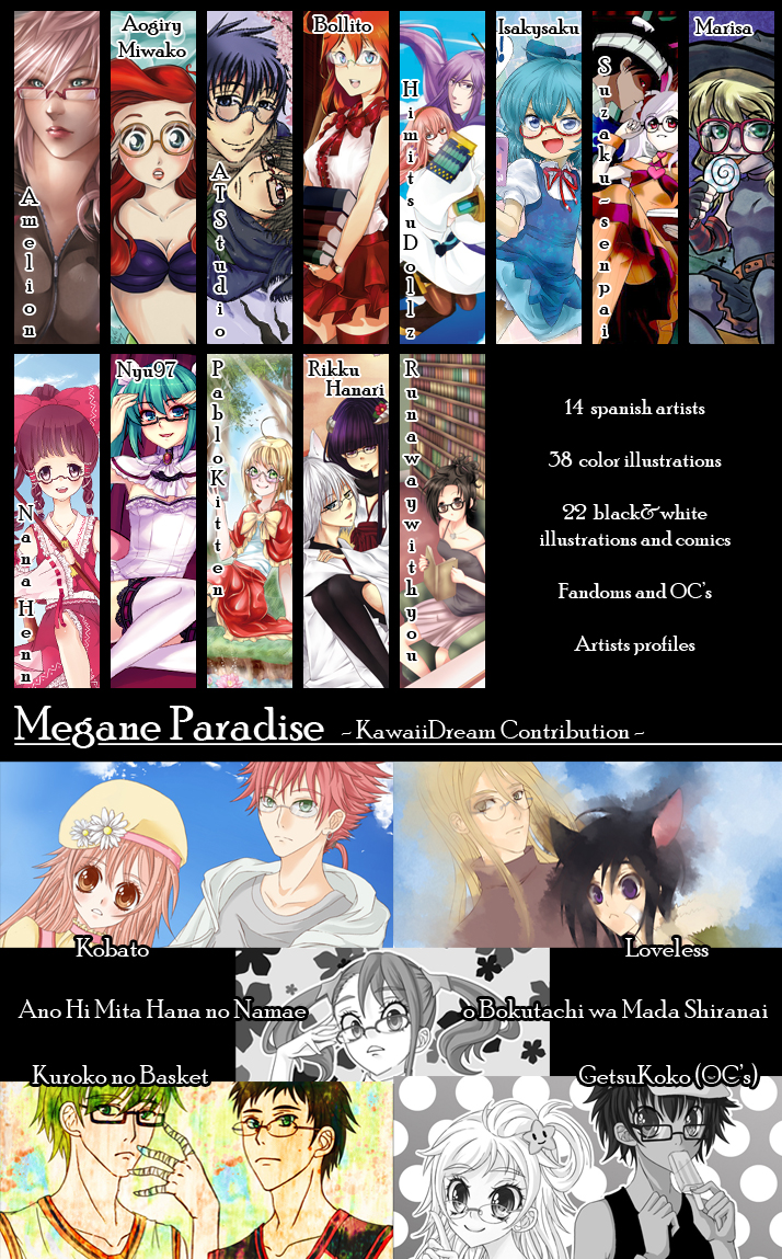 Megane Paradise Artbook - preview
