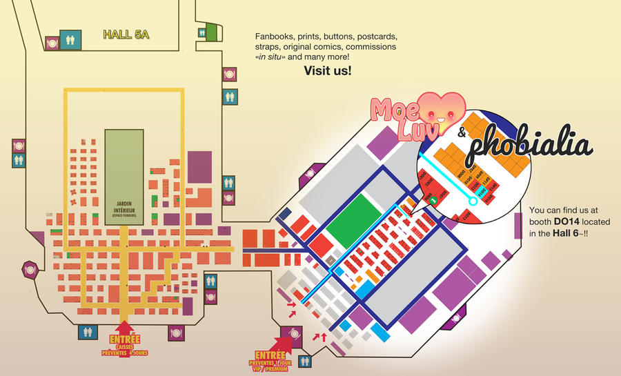 Japan Expo 2012 Map