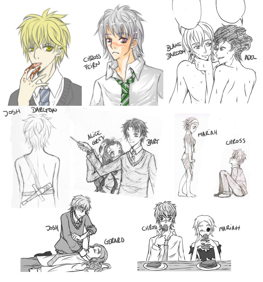Tumblr ask my OC's Dump IV
