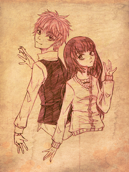 Giving smiles away Fan-sketch