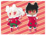 GetsuKoko Christmas Chibis by Kawaii-Dream
