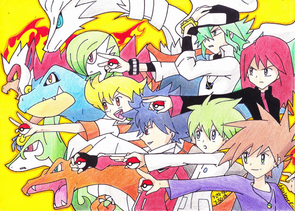 pokemon rivals by Yami-The-Orca on DeviantArt