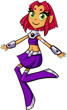 Short-haired Starfire