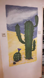 Cactus on the Wall Art