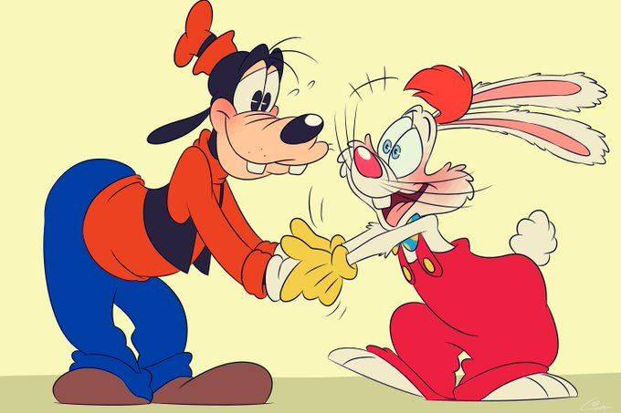 Happy Rabbit Goofy Goofy and Roger rabbit by howard1224 on DeviantArt