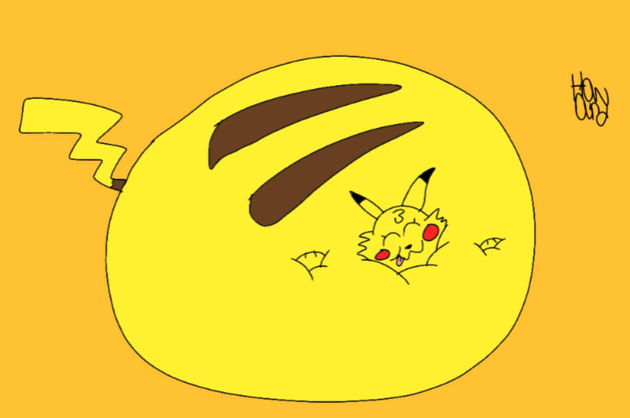 Pikachu Pokemon Inflation Pikachu lnflation by howard1224 on DeviantArt